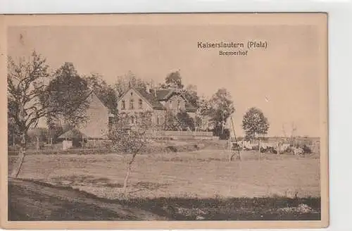 [Ansichtskarte] 6750 KAISERSLAUTERN, Bremerhof. 