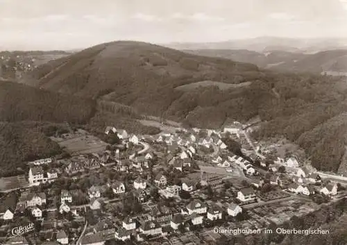 [Ansichtskarte] 5270 GUMMERSBACH - DIERINGHAUSEN,  Luftaufnahme 1965. 