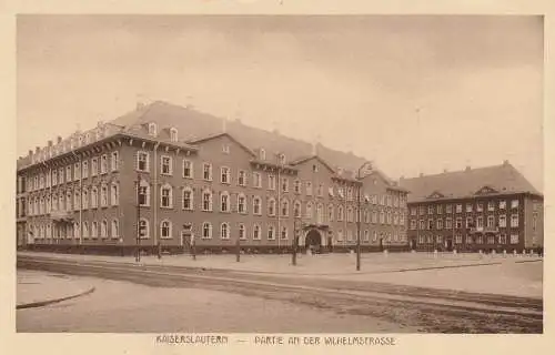 [Ansichtskarte] 6750 KAISERSLAUTERN, Partie an der Wilhelmstrasse. 