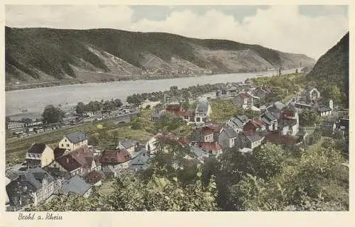 [Ansichtskarte] 5474 BROHL, Blick über den Ort 1952. 