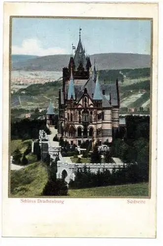 [Ansichtskarte] 5330 KÖNIGSWINTER, Schloß Drachenburg, 1905, Goldumrandung, Selbstverlag der Schloßverwaltung. 