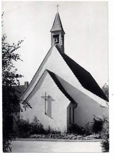 [Ansichtskarte] 6100 DARMSTADT - EBERSTADT, Kapelle von den Leiden Jesu, marienschwesternschaft, 1966. 