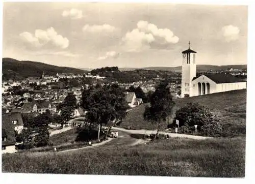 [Ansichtskarte] 5760 ARNSBERG, Blick von der St. Piuskirche auf die Stadt, 1966. 