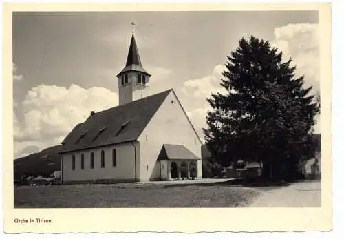 [Ansichtskarte] 7820 TITISEE - NEUSTADT, Kirche Christkönig. 