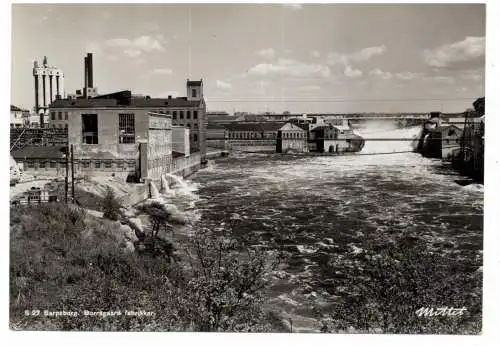 [Ansichtskarte] N 1706 SARPSBORG, Borregaard fabrikker. 