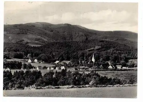 [Ansichtskarte] 5948 SCHMALLENBERG - WORMBACH, Blick über den Ort, 196.. 