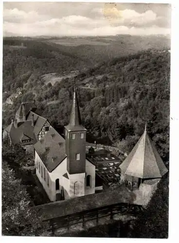 [Ansichtskarte] 5650 SOLINGEN - BURG, Blick vom Bergfried auf Kirche und Umgebung. 