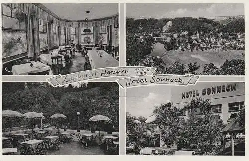 [Ansichtskarte] 5227 WINDECK - HERCHEN, Hotel Sonneck, 1958. 