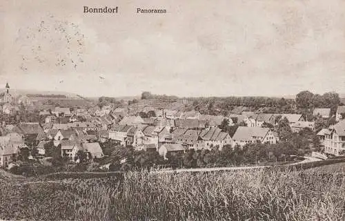 [Ansichtskarte] 7823 BONNDORF, Blick über den Ort, 1924. 