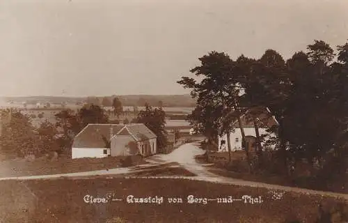 [Ansichtskarte] 4193 KRANENBURG - WYLER, Aussicht von Berg und Tal, Strassenpartie, Photo - AK. 