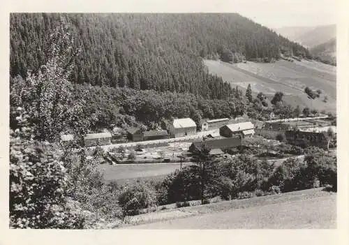 [Ansichtskarte] 0-6801 KAULSDORF - HOCKERODA, Blick auf den Ort, 1961. 