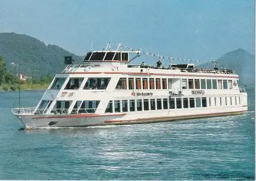 [Ansichtskarte] BINNENSCHIFFE - RHEIN, Köln - Düsseldorfer "DRACHENFELS". 