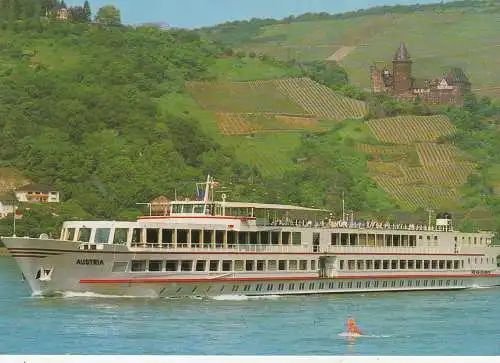 [Ansichtskarte] BINNENSCHIFFE - RHEIN, Köln - Düsseldorfer Kabinenschiff "AUSTRIA". 