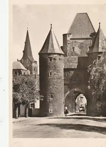 [Ansichtskarte] 4292 XANTEN, Klever Tor, 1955, DKV Deutscher Kunst Verlag. 