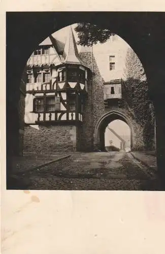 [Ansichtskarte] 5650 SOLINGEN - BURG, Grabentor, 1951, Nachgebühr. 