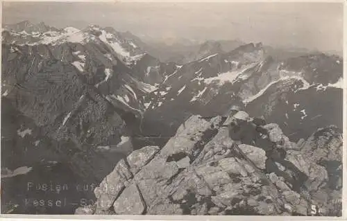 [Ansichtskarte] MILITÄR - WEHRMACHT, "Posten auf der Kessel Spitze" Allgäuer Alpen, Verlag Bayer - Leutkirch. 