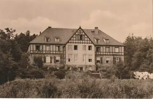 [Ansichtskarte] 0-1430 GRANSEE, Krankenhaus, 1961. 