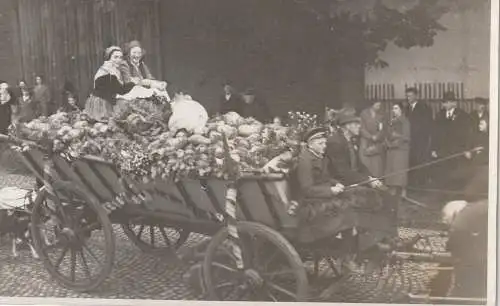 [Ansichtskarte] 0-5000 ERFURT - FRIENSTEDT, Kirmesumzug, Photo-AK. 