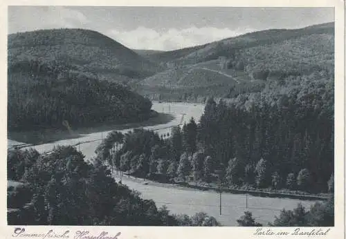 [Ansichtskarte] 6395 WEILROD - HASSEL, Banfetal, 195..., Bahnpost Marburg - Kreuztal. 