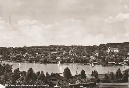 [Ansichtskarte] 8137 BERG - KEMPFENHAUSEN, Blick auf Starnberg, 1956. 