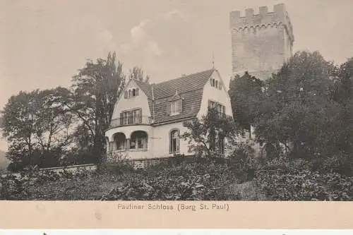 [Ansichtskarte] F 67160 WEISSENBURG ST. PAUL / WISSEMBOURG, Pauliner Schloß, Verlag Graf Weissenburg. 