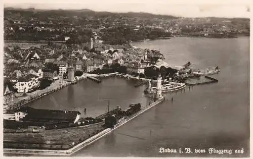 [Ansichtskarte] 8990 LINDAU, Luftaufnahme 30er Jahre. 