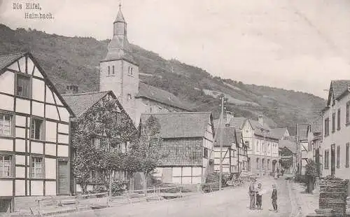 [Ansichtskarte] 5169 HEIMBACH, Dorfstrasse 1907. 