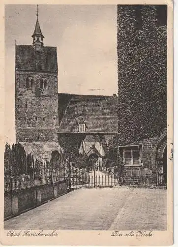 [Ansichtskarte] 2903 BAD ZWISCHENAHN, die alte Kirche, 1942. 