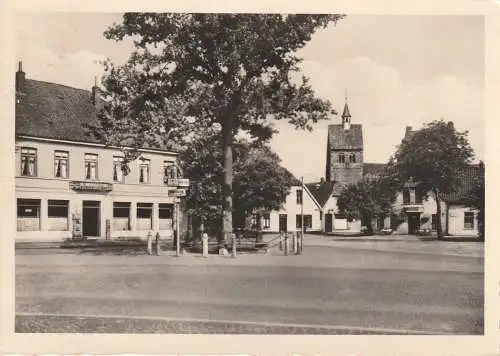 [Ansichtskarte] 2903 BAD ZWISCHENAHN, Am Brink, Hof von Oldenburg, 1957. 