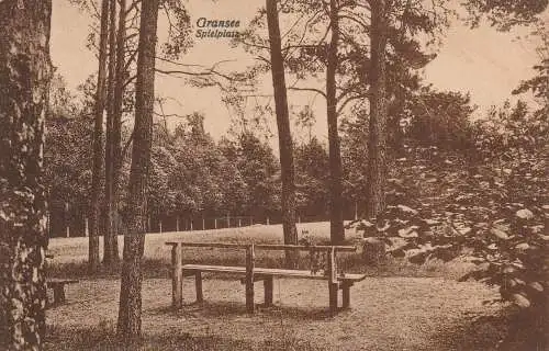 [Ansichtskarte] 0-1430 GRANSEE, Spielplatz. 