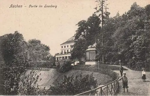 [Ansichtskarte] 5100 AACHEN, Partie am Lousberg. 