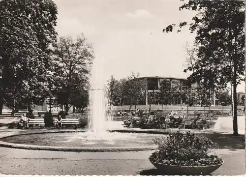 [Ansichtskarte] 6050 OFFENBACH, Parkbad im Büsingpark. 