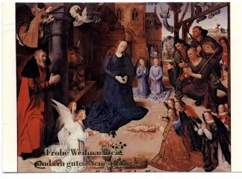 [Ansichtskarte] KRIPPE / CRIP / CULLA - Künstler Van der Goes, Trittico Portinari. 