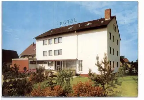 [Ansichtskarte] 8500 NÜRNBERG - GROSSGRÜNDLACH, Hotel Garni "Käferstein", Doppelkarte. 