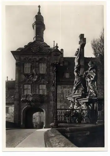 [Ansichtskarte] 8600 BAMBERG, Neues Rathaus, DKV Deutscher Kunst Verlag. 