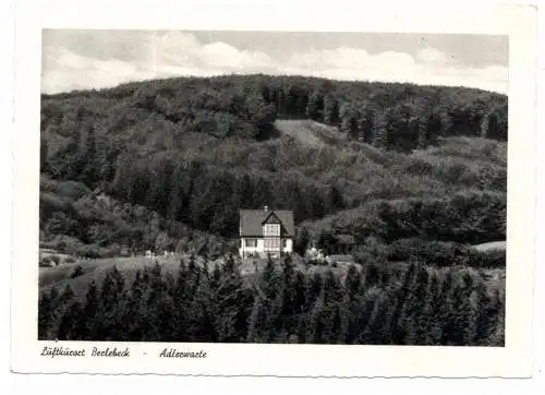 [Ansichtskarte] 4930 DETMOLD - BERLEBECK, Adlerwarte. 