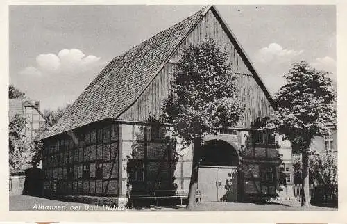 [Ansichtskarte] 3490 BAD DRIBURG - ALHAUSEN, Geburtshaus des Dichters F.W. Weber. 