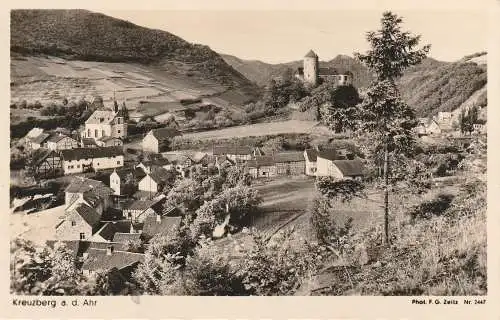 [Ansichtskarte] 5486 ALTENAHR - KREUZBERG, Blick in den Ort. 