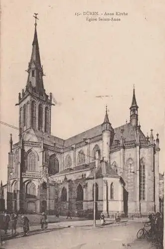 [Ansichtskarte] 5160 DÜREN, Anna - Kirche, 1927. 