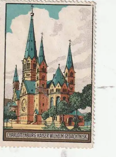 VIGNETTE - BERLIN, Kaiser - Wilhelm Gedächtniskirche