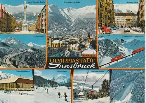 [Ansichtskarte] OLYMPIA 1976 INNSBRUCK, Sonderstempel vom Eröffnungstag. 