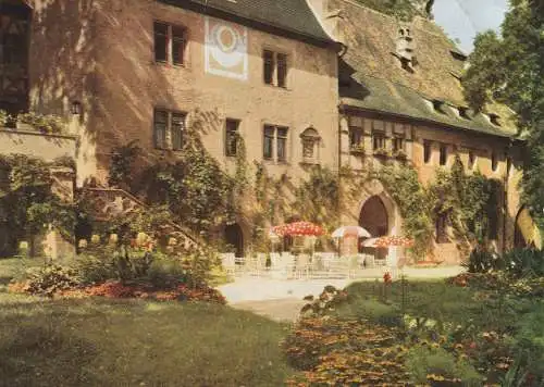 [Ansichtskarte] 8733 BAD BOCKLET - ASCHACH, Cafe / Restaurant Schloß Aschach, 1959. 