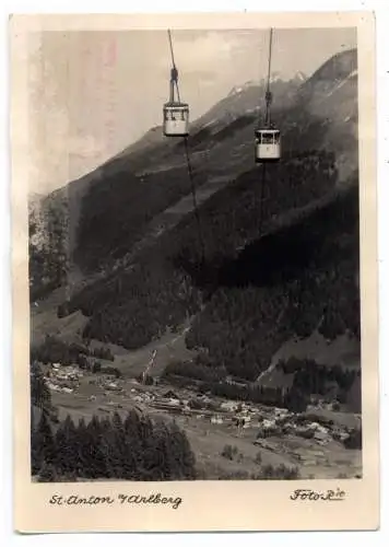 [Ansichtskarte] A 6380 ST. ANTON mit Bergbahn. 