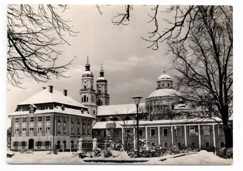 [Ansichtskarte] 8960 KEMPTEN, Zumsteinhaus und Lorenzkirche, 1966. 