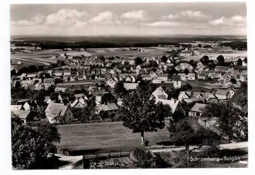 [Ansichtskarte] 7232 SCHRAMBERG - SULGEN, Blick über den Ort, 1967. 