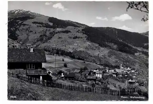 [Ansichtskarte] CH 7158 BREIL / BRIGELS - WALTENSBURG / VUORZ, Blick auf den Ort. 