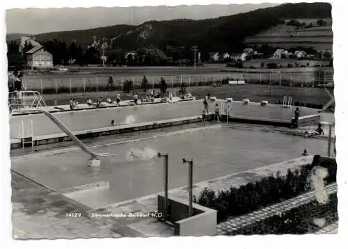 [Ansichtskarte] A 2560 BERNDORF, Freibad, 1966. 