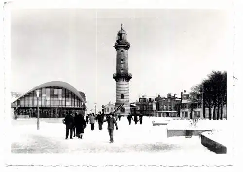 [Ansichtskarte] 0-2500 ROSTOCK - WARNEMÜNDE im Schnee, Verlag Photo-Schäfer. 