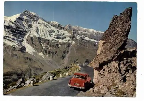 [Ansichtskarte] AUTOMOBILE / PKW, MERCEDES - BENZ am Grossglockner. 