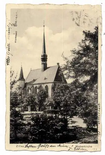 [Ansichtskarte] 0-8800 ZITTAU, Weberkirche1933. 